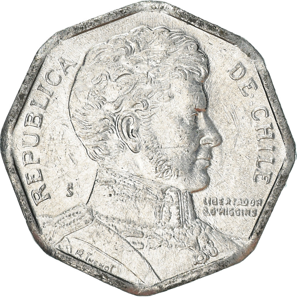 Monnaie, Chile, Peso, 2002, Santiago, TTB, Aluminium, KM:231