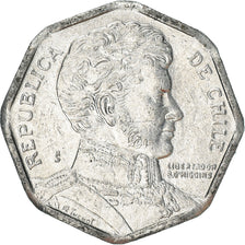 Monnaie, Chile, Peso, 2002, Santiago, TTB, Aluminium, KM:231