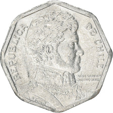 Moneta, Cile, Peso, 2005, Santiago, BB, Alluminio, KM:231