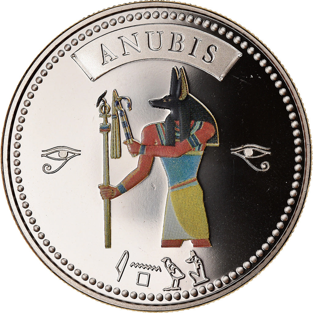 Egypt, Medal, Trésors d'Egypte, Anubis, MS(65-70), Copper-nickel