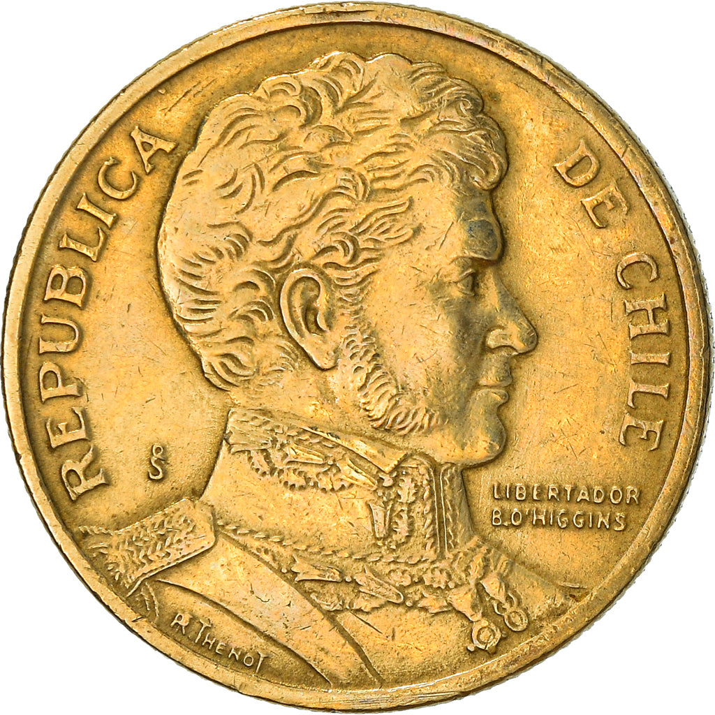 Moneda, Chile, 10 Pesos, 1996, Santiago, BC+, Aluminio - bronce, KM:228.2
