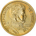 Moneda, Chile, 10 Pesos, 2012, Santiago, MBC+, Aluminio - bronce, KM:228.2