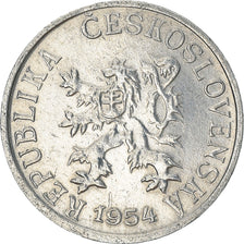 Moneta, Cecoslovacchia, Haler, 1954, BB+, Alluminio, KM:35