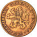 Moneta, Cecoslovacchia, 5 Haleru, 1923, BB, Bronzo, KM:6