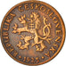 Moeda, Checoslováquia, 5 Haleru, 1925, EF(40-45), Bronze, KM:6