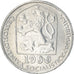 Moneta, Czechosłowacja, 5 Haleru, 1990, AU(55-58), Aluminium, KM:86