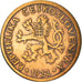 Moneta, Cecoslovacchia, 10 Haleru, 1922, MB, Bronzo, KM:3