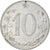 Moneta, Czechosłowacja, 10 Haleru, 1953, EF(40-45), Aluminium, KM:38