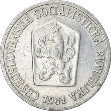 Moneta, Cecoslovacchia, 10 Haleru, 1961, BB, Alluminio, KM:49.1