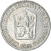 Munten, Tsjecho-Slowakije, 10 Haleru, 1963, ZF+, Aluminium, KM:49.1