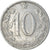 Moneda, Checoslovaquia, 10 Haleru, 1970, BC+, Aluminio, KM:49.1