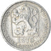 Moneda, Checoslovaquia, 10 Haleru, 1975, BC+, Aluminio, KM:80