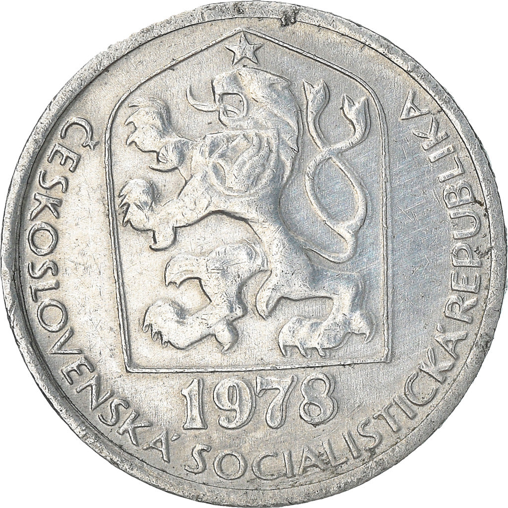 Moneta, Cecoslovacchia, 10 Haleru, 1978, MB+, Alluminio, KM:80
