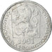Münze, Tschechoslowakei, 10 Haleru, 1981, S+, Aluminium, KM:80
