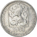 Münze, Tschechoslowakei, 10 Haleru, 1983, S+, Aluminium, KM:80