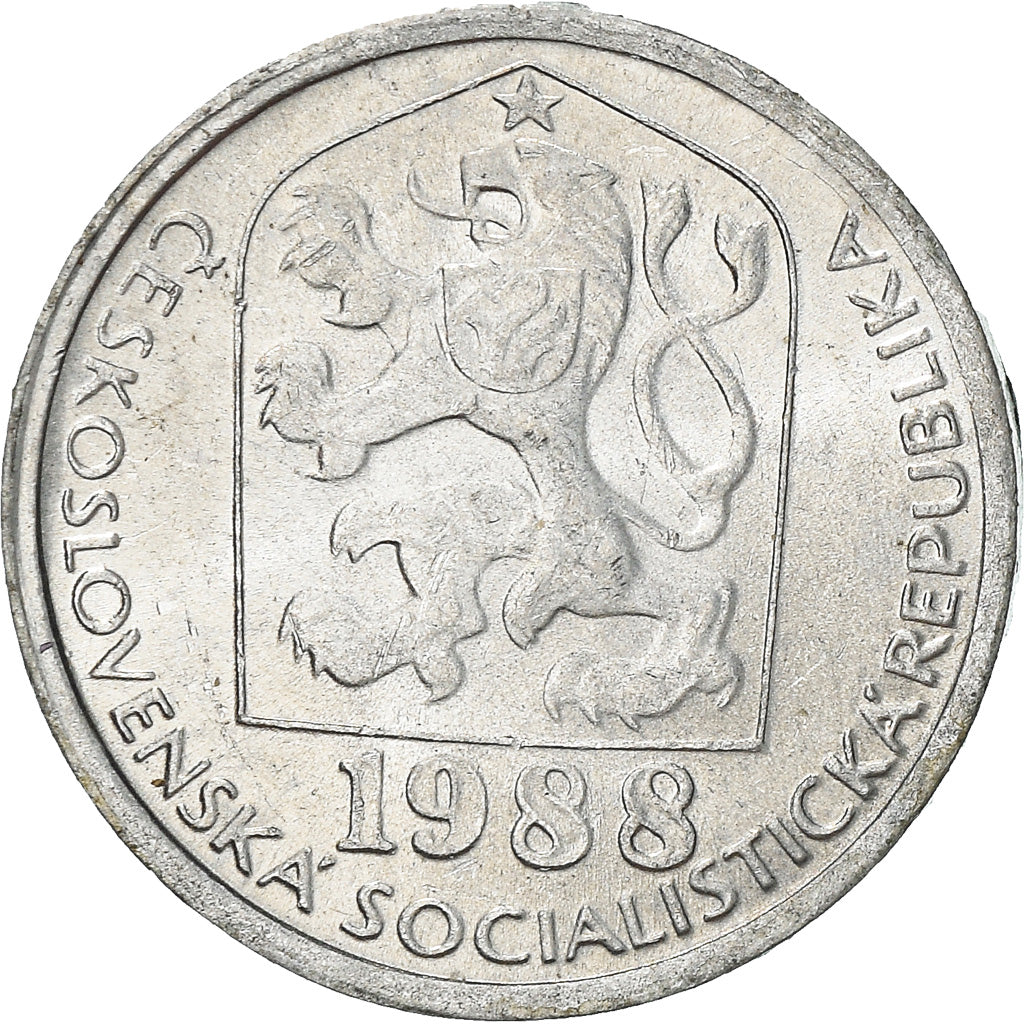 Monnaie, Tchécoslovaquie, 10 Haleru, 1988, SUP, Aluminium, KM:80