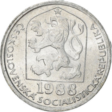 Monnaie, Tchécoslovaquie, 10 Haleru, 1988, SUP, Aluminium, KM:80