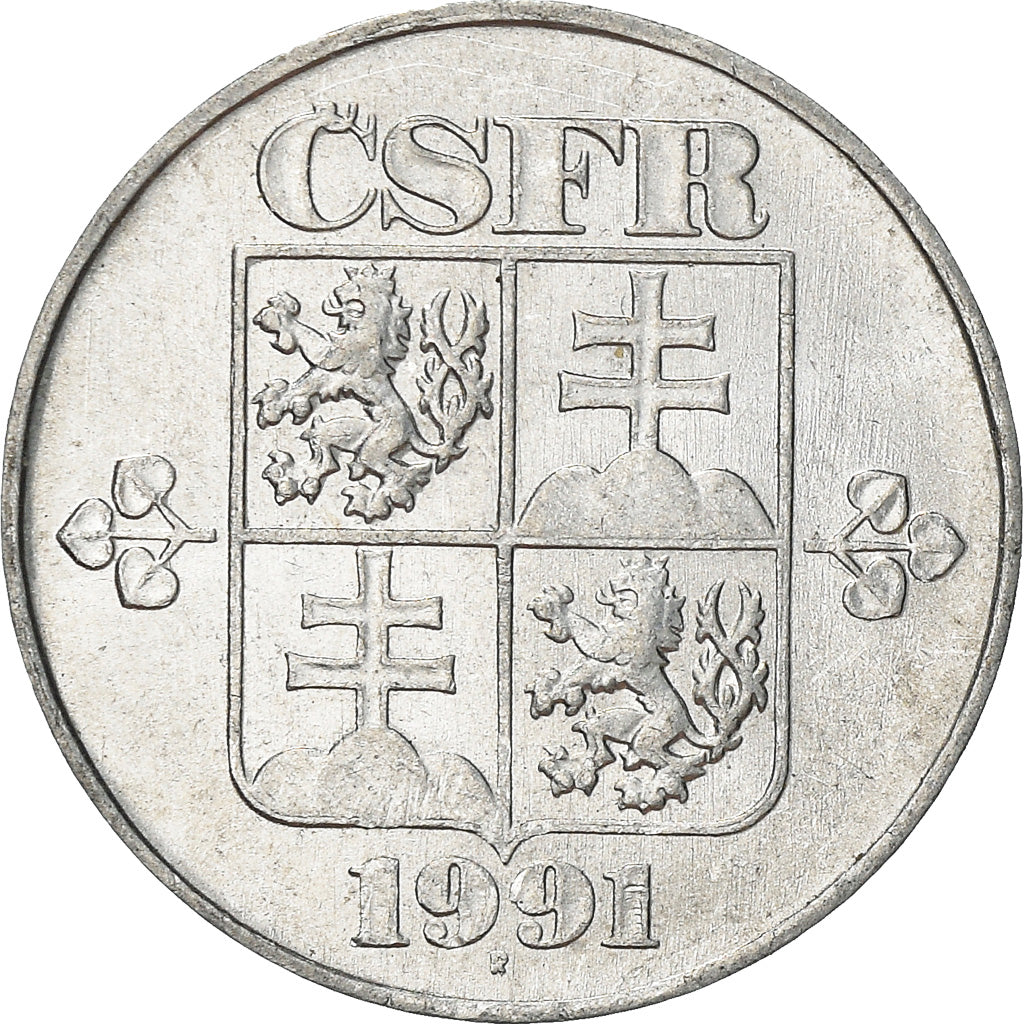 Monnaie, Tchécoslovaquie, 10 Haleru, 1991, SUP, Aluminium, KM:146