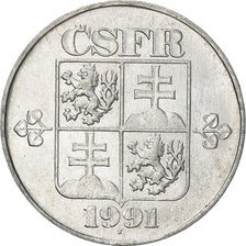 Monnaie, Tchécoslovaquie, 10 Haleru, 1991, SUP, Aluminium, KM:146
