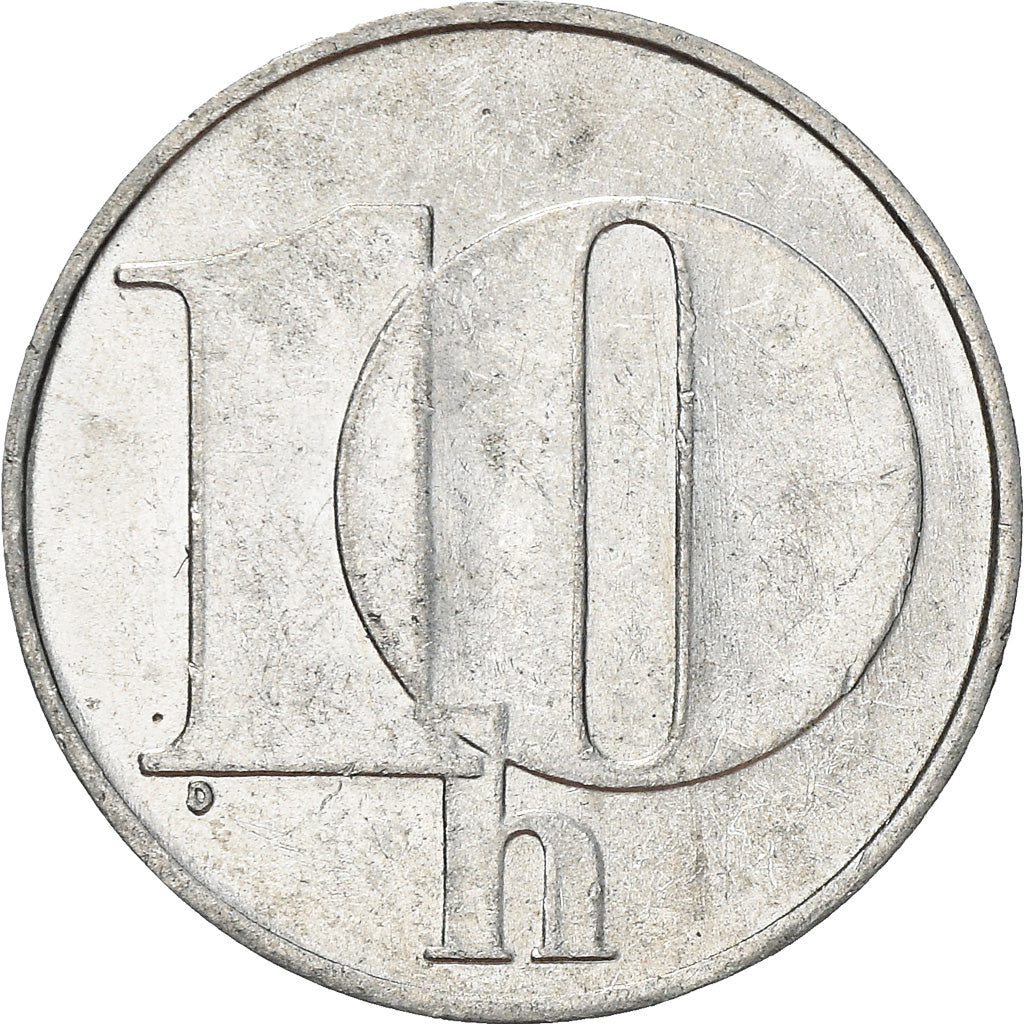 Monnaie, Tchécoslovaquie, 10 Haleru, 1991, SUP, Aluminium, KM:146