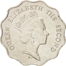 HONG KONG, 2 Dollars, 1986, KM #60, AU(55-58), Copper-Nickel, 28, 8.50