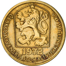 Moneta, Cecoslovacchia, 20 Haleru, 1972, MB+, Nichel-ottone, KM:74