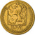 Moneta, Czechosłowacja, 20 Haleru, 1975, VF(20-25), Mosiądz niklowy, KM:74