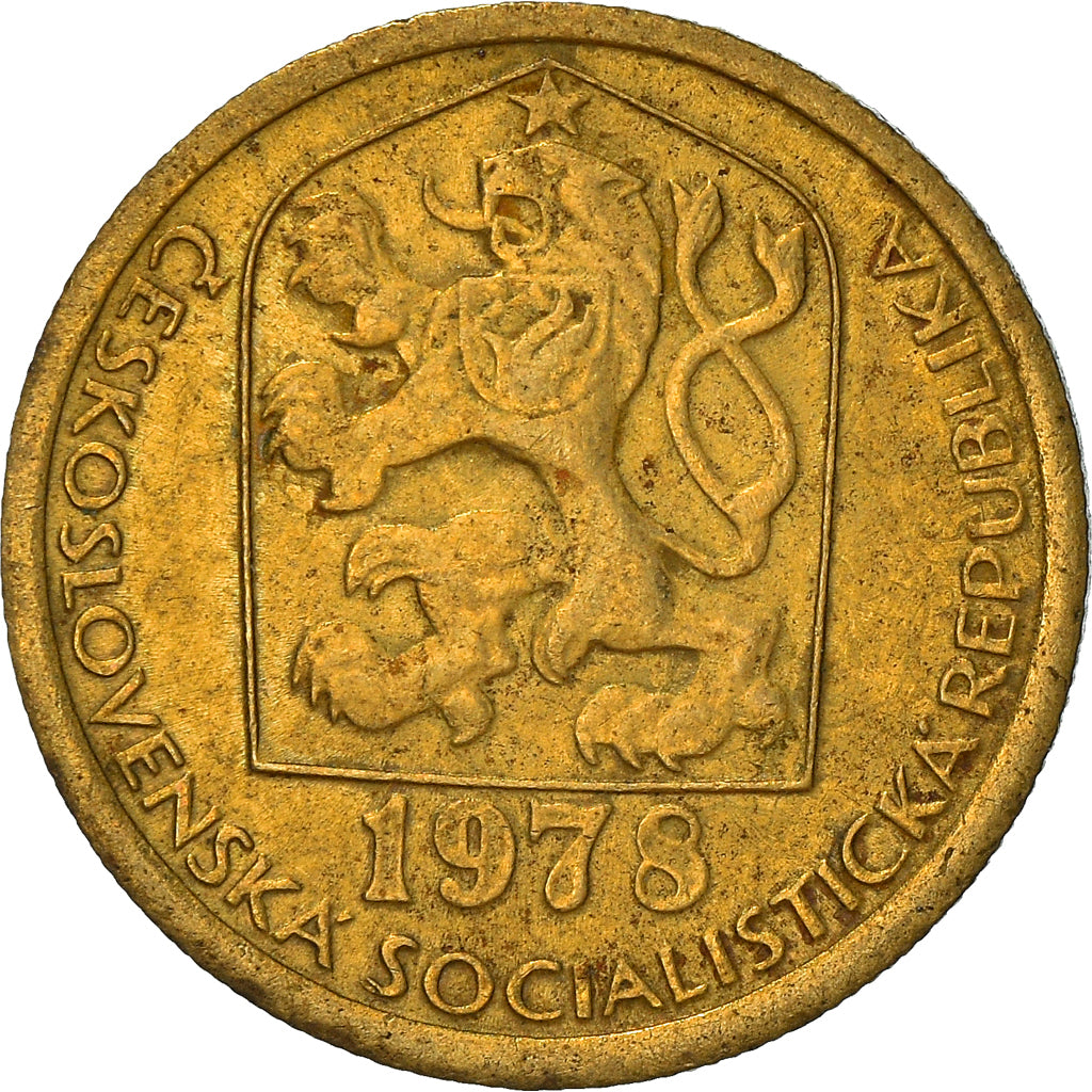 Moneta, Cecoslovacchia, 20 Haleru, 1978, BB, Nichel-ottone, KM:74