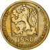 Moneta, Cecoslovacchia, 20 Haleru, 1980, MB, Nichel-ottone, KM:74