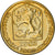Moneda, Checoslovaquia, 20 Haleru, 1982, BC+, Níquel - latón, KM:74