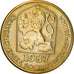Moneta, Cecoslovacchia, 20 Haleru, 1987, BB+, Nichel-ottone, KM:74