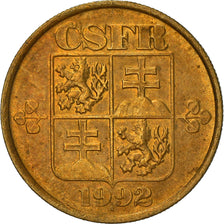 Moneta, Cecoslovacchia, 20 Haleru, 1992, BB, Alluminio-bronzo, KM:143