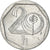 Moneda, República Checa, 20 Haleru, 1999, Jablonec nad Nisou, MBC+, Aluminio