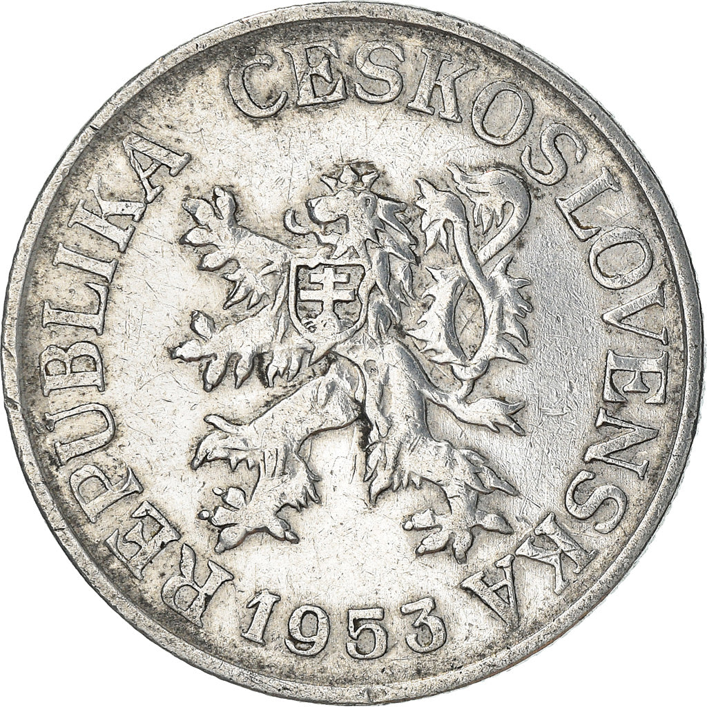 Monnaie, Tchécoslovaquie, 25 Haleru, 1953, TB+, Aluminium, KM:39