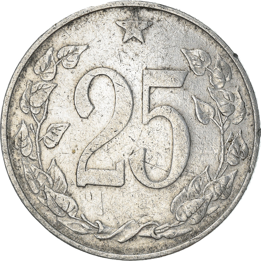 Monnaie, Tchécoslovaquie, 25 Haleru, 1953, TB+, Aluminium, KM:39