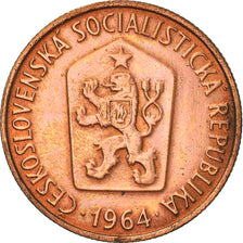 Münze, Tschechoslowakei, 50 Haleru, 1964, S+, Bronze, KM:55.1