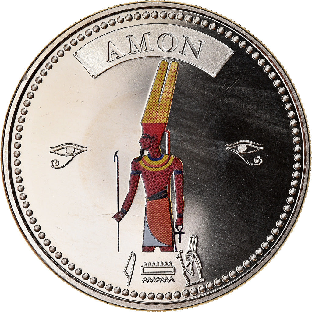 Egypt, Medal, Trésors d'Egypte, Amon, MS(65-70), Copper-nickel