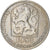 Moneta, Czechosłowacja, 50 Haleru, 1983, VF(30-35), Miedź-Nikiel, KM:89