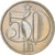Moneta, Czechosłowacja, 50 Haleru, 1986, AU(50-53), Miedź-Nikiel, KM:89