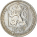 Moneta, Czechosłowacja, 50 Haleru, 1987, AU(50-53), Miedź-Nikiel, KM:89