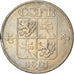 Moneta, Czechosłowacja, 50 Haleru, 1991, VF(30-35), Miedź-Nikiel, KM:144