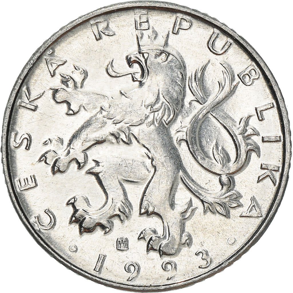 Moneta, Repubblica Ceca, 50 Haleru, 1993, SPL, Alluminio, KM:3.1