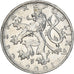 Moneta, Repubblica Ceca, 50 Haleru, 2001, BB+, Alluminio, KM:3.1