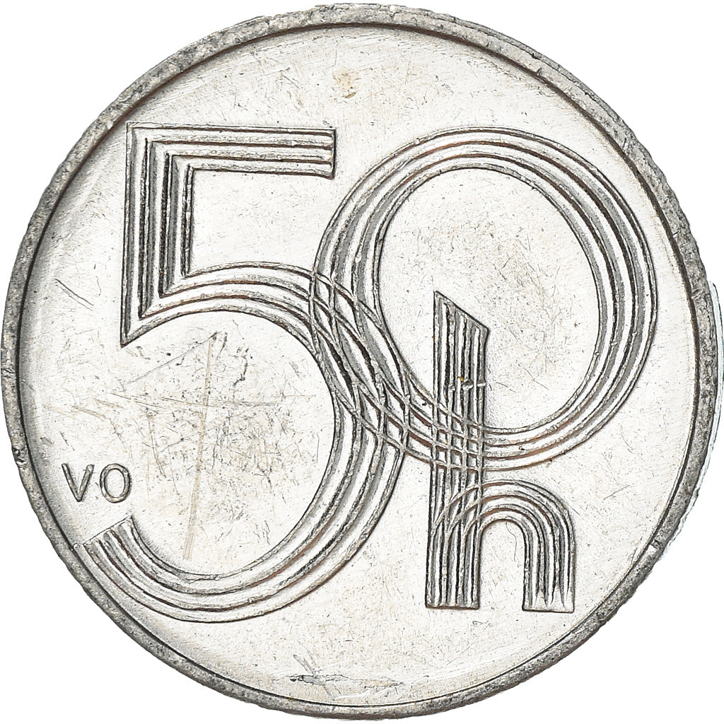 Münze, Tschechische Republik, 50 Haleru, 2005, Jablonec nad Nisou, SS+