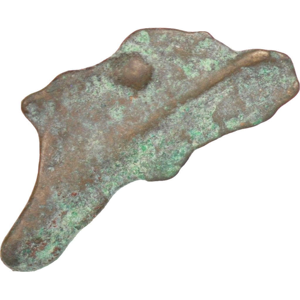 Sarmatia, Olbia, Dolphin, Olbia, VF(20-25), Bronze, 1.63