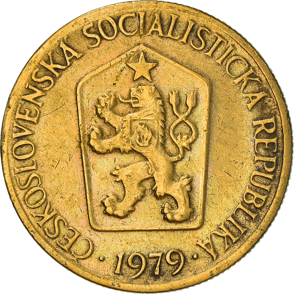 Moneta, Cecoslovacchia, Koruna, 1979, BB, Alluminio-bronzo, KM:50