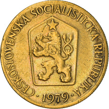 Moneta, Cecoslovacchia, Koruna, 1979, BB, Alluminio-bronzo, KM:50