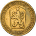 Monnaie, Tchécoslovaquie, Koruna, 1980, TB+, Aluminum-Bronze, KM:50