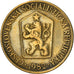 Moneta, Cecoslovacchia, Koruna, 1982, MB+, Alluminio-bronzo, KM:50