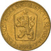 Moneta, Cecoslovacchia, Koruna, 1985, BB+, Alluminio-bronzo, KM:50